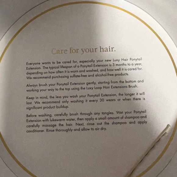 Used Luxy Hair Extensions 20" Clip-ins ponytail Platinum Blonde - Picture 4 of 6